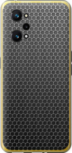 Чехол на Realme GT Neo 3T Ячейки 243u-2960 (Черный)