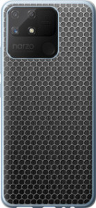 Чохол на Realme Narzo 50A Ячейки 243t-2514 (Чорний)