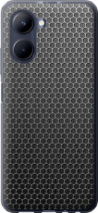 Чехол на Realme C33 Ячейки 243u-2870 (Черный)