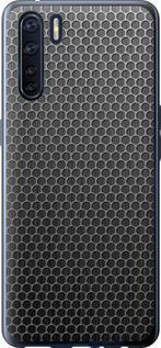 Чехол на Oppo A91 Ячейки 243t-1884 (Черный)