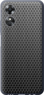 Чехол на Oppo A17 Ячейки 243u-2954 (Черный)