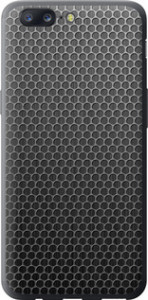 Чохол на OnePlus 5 Ячейки 243u-969 (Чорний)