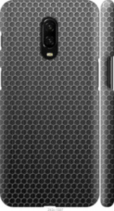 Чохол на OnePlus 6T Ячейки 243m-1587 (Чорний)