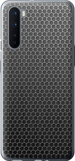 Чехол на OnePlus Nord Ячейки 243u-2046 (Чорний)
