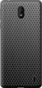 Чехол на Nokia 1 Plus Ячейки 243u-1677 (Черный)