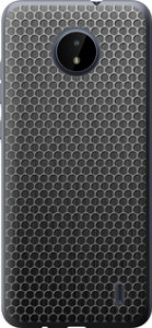 Чехол на Nokia C20 Ячейки 243u-2510 (Черный)