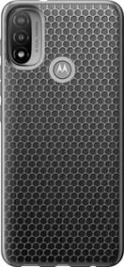 Чехол на Motorola E20 Ячейки 243u-2509 (Черный)