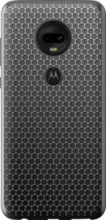 Чехол на Motorola Moto G7 Ячейки 243u-1614 (Черный)