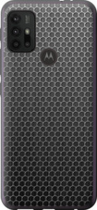 Чехол на Motorola Moto G20 Ячейки 243u-2461 (Черный)