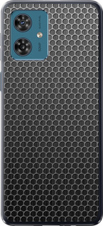 Чехол на Motorola Moto G54 Ячейки 243u-3339 (Черный)