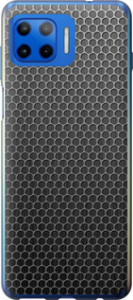 Чехол на Motorola Moto G Plus Ячейки 243u-2202 (Черный)