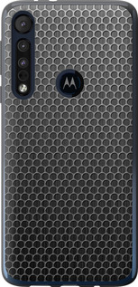 Чехол на Motorola One Macro Ячейки 243u-1812 (Черный)