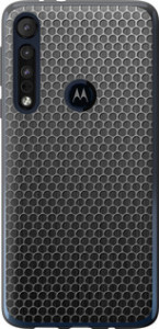 Чехол на Motorola One Macro Ячейки 243u-1812 (Черный)
