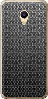 Чехол на Meizu M5s Ячейки 243u-776 (Черный)