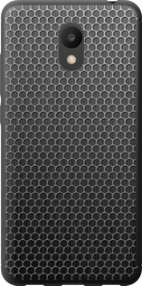 Чехол на Meizu M6 Ячейки 243t-1349 (Черный)
