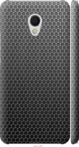 Чехол на Meizu MX6 Ячейки 243m-259 (Черный)