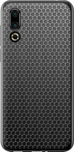 Чехол на Meizu 16S Ячейки 243u-1701 (Черный)