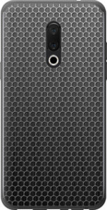 Чохол на Meizu 15 Plus Ячейки 243u-1473 (Black)