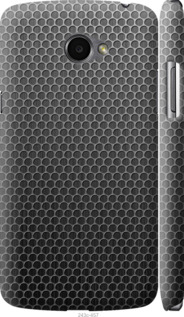 Чехол на LG K5 X220 Ячейки 243m-457 (Черный)