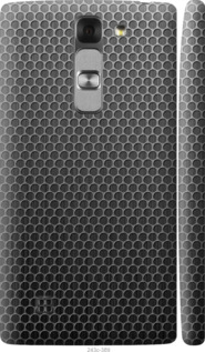 Чехол на LG G4c H522y Ячейки 243c-389 (Черный)