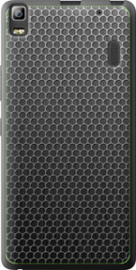 Чехол на Lenovo A7000 Ячейки 243u-120 (Черный)