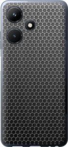 Чехол на Infinix Hot 30i Ячейки 243u-3045 (Черный)