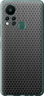 Чехол на Infinix Hot 11S Ячейки 243u-2757 (Черный)