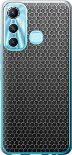 Чехол на Infinix Hot 11 Ячейки 243u-2762 (Черный)