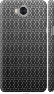 Чехол на Huawei Y5 2017 Ячейки 243m-992 (Черный)