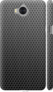 Чехол на Huawei Y5 2017 Ячейки 243m-992 (Черный)