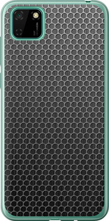 Чехол на Huawei Y5p Ячейки 243u-1936 (Черный)