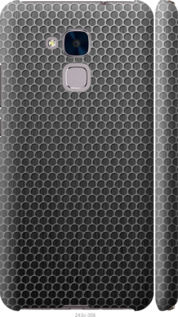 Чехол на Huawei GT3 Ячейки 243m-472 (Черный)