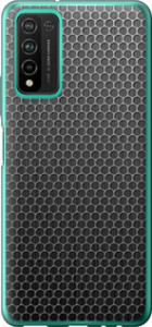Чехол на Huawei Honor 10X Lite Ячейки 243u-2198 (Черный)