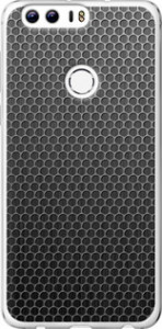 Чехол на Huawei Honor 8 Ячейки 243u-351 (Чорний)