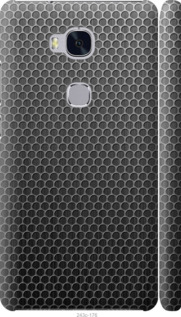 Чехол на Huawei Honor 5X Ячейки 243m-176 (Чорний)