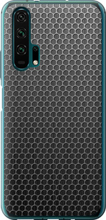 Чехол на Huawei Honor 20 Pro Ячейки 243t-1702 (Черный)
