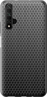 Чехол на Huawei Honor 20 Ячейки 243u-1697 (Черный)