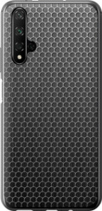 Чехол на Huawei Honor 20 Ячейки 243u-1697 (Черный) для Huawei Honor 20