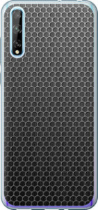 Чехол на Huawei P Smart S Ячейки 243u-1813 (Черный)