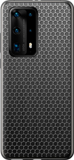 Чехол на Huawei P40 Pro Plus Ячейки 243u-1917 (Black)