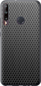 Чехол на Huawei P40 Lite E Ячейки 243t-1875 (Черный) для Huawei Y7p