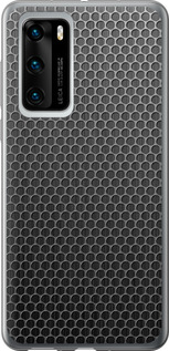 Чехол на Huawei P40 Ячейки 243u-1840 (Черный)