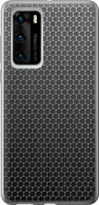 Чехол на Huawei P40 Ячейки 243u-1840 (Черный)