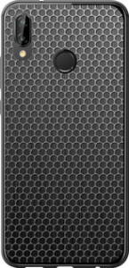 Чехол на Huawei P20 Lite Ячейки 243t-1410 (Чорний)