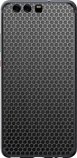 Чехол на Huawei P10 Ячейки 243u-780 (Черный)
