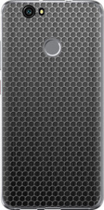 Чехол на Huawei Nova Ячейки 243u-439 (Черный)