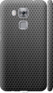 Чехол на Huawei Nova Plus Ячейки 243m-961 (Черный)