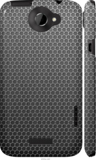 Чехол на HTC One X+ Ячейки 243c-69 (Чорний)