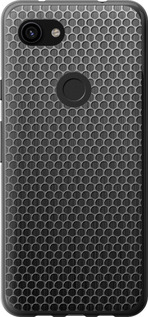Чехол на Google Pixel 3a XL Ячейки 243t-1713 (Черный)