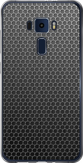 Чехол на Asus Zenfone 3 ZE552KL Ячейки 243u-448 (Черный)